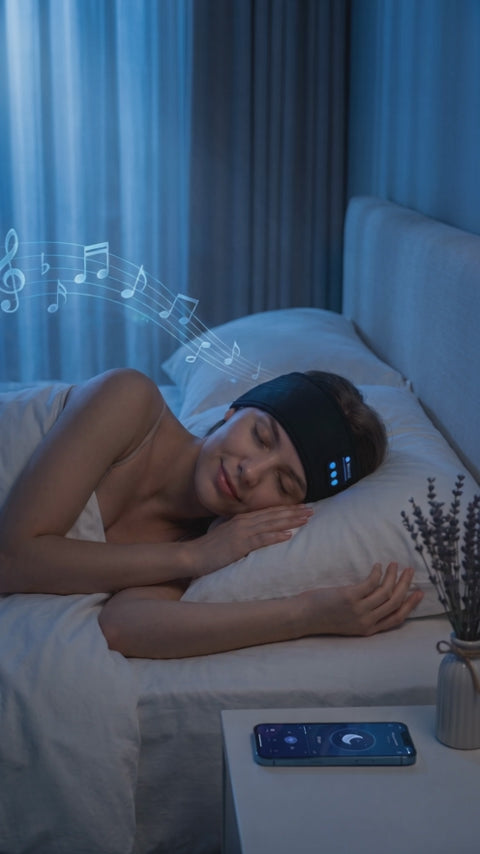 Fascia Sonno con Cuffie Bluetooth – Dormi Ascoltando Musica
