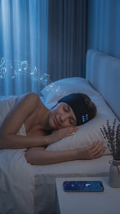 Fascia Sonno con Cuffie Bluetooth – Dormi Ascoltando Musica